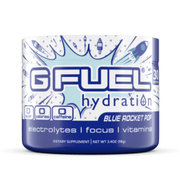 GFuel Hydration Blue Rocket Pop