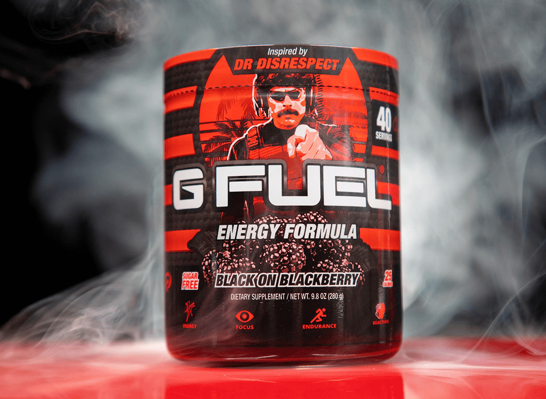 Gfuel Dr Disrespect Black On Blackberry 40 Porties Energywinkelnl